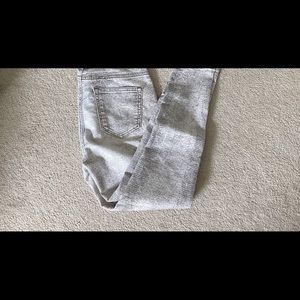 White and blue Zara Jeans